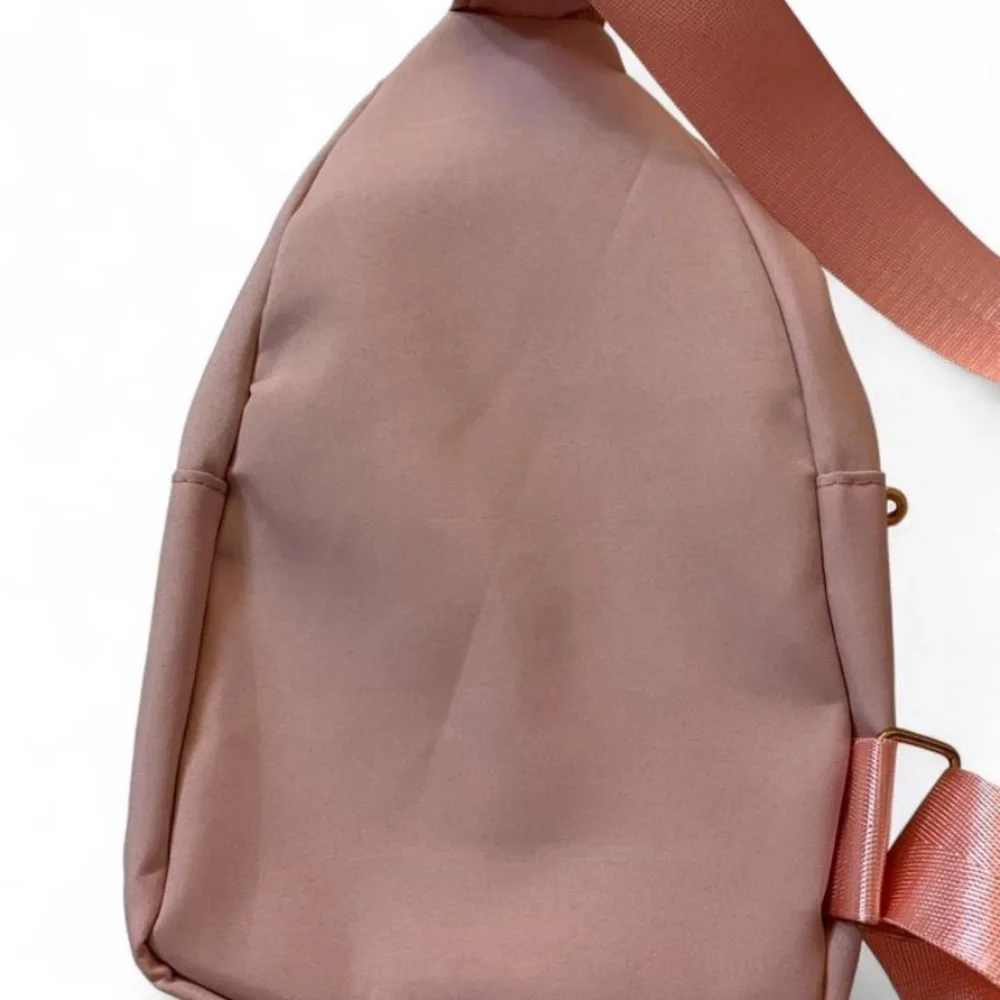 Quilted Pink Sling Bag